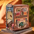 RoboTime 3D skládačka Zarážka na knihy Miniatura domečku Městská ulice